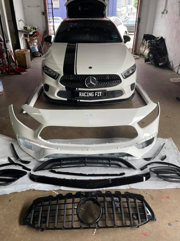 W177 A CLASS A45S BODYKIT BUMPER CONVERSION FOR SALOON & HATACHBACK